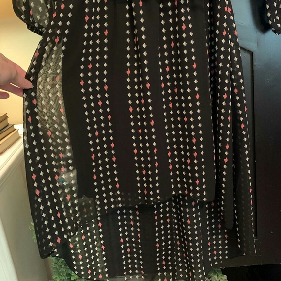 Black/Pink/White Beautiful Charlotte Russe Dress - Picture 3 of 5